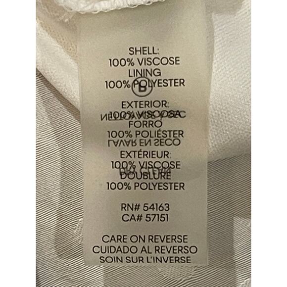 Calvin Klein White Maxi Button Down Size 2 - Picture 7 of 7